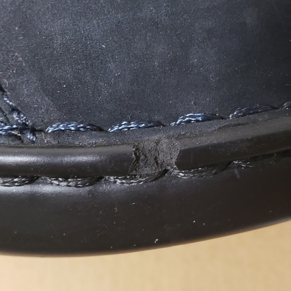 NWOT Propet size 9 women's midnight blue leather and suede shoe. - Picture 11 of 11